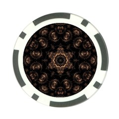 Bronze Age Mandala Poker Chip Card Guard