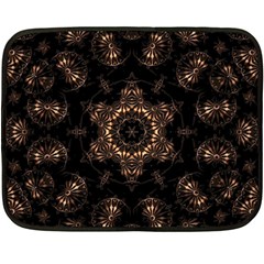 Bronze Age Mandala Two Sides Fleece Blanket (mini)