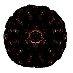 Bronze Age Mandala Large 18  Premium Round Cushions