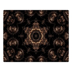 Bronze Age Mandala Two Sides Premium Plush Fleece Blanket (large)