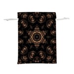 Bronze Age Mandala Lightweight Drawstring Pouch (L) Front