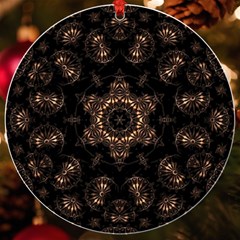 Bronze Age Mandala Uv Print Acrylic Ornament Round by MRNStudios