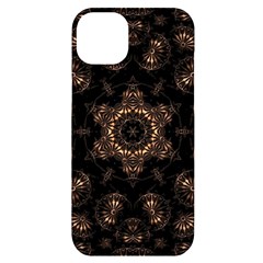 Bronze Age Mandala Iphone 14 Plus Black Uv Print Pc Hardshell Case by MRNStudios