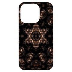 Bronze Age Mandala Iphone 14 Pro Black Uv Print Pc Hardshell Case by MRNStudios