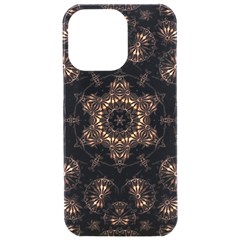 Bronze Age Mandala Iphone 15 Pro Max Black Uv Print Pc Hardshell Case by MRNStudios