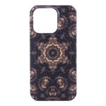 Bronze Age Mandala iPhone 16 Pro Black UV Print PC Hardshell Case Front