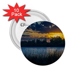 Peaceful Horizons Of Uruguay  2 25  Buttons (10 Pack) 