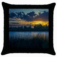 Peaceful Horizons Of Uruguay  Throw Pillow Case (black)