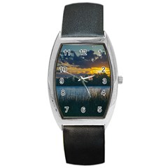 Peaceful Horizons Of Uruguay  Barrel Style Metal Watch by dflcprintsclothing