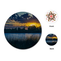 Peaceful Horizons Of Uruguay  Playing Cards Single Design (round)