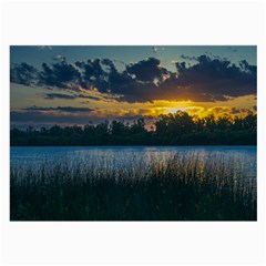 Peaceful Horizons Of Uruguay  Large Glasses Cloth