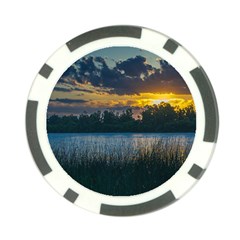 Peaceful Horizons Of Uruguay  Poker Chip Card Guard