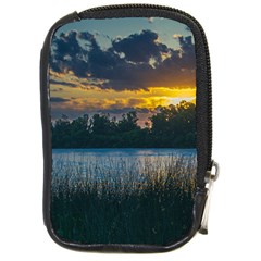 Peaceful Horizons Of Uruguay  Compact Camera Leather Case