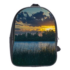 Peaceful Horizons Of Uruguay  School Bag (large)