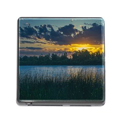 Peaceful Horizons Of Uruguay  Memory Card Reader (square 5 Slot)