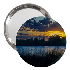 Peaceful Horizons Of Uruguay  3  Handbag Mirrors