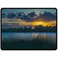 Peaceful Horizons Of Uruguay  Two Sides Fleece Blanket (large)