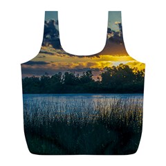 Peaceful Horizons Of Uruguay  Full Print Recycle Bag (l)