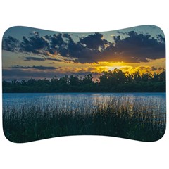 Peaceful Horizons Of Uruguay  Velour Seat Head Rest Cushion