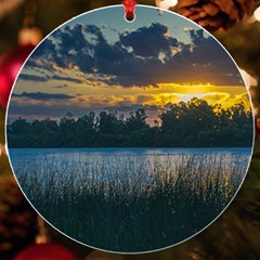 Peaceful Horizons Of Uruguay  Uv Print Acrylic Ornament Round