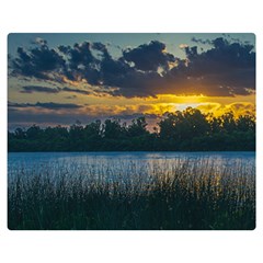 Peaceful Horizons Of Uruguay  Premium Plush Fleece Blanket (medium)