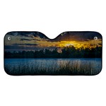 Peaceful Horizons of Uruguay  Car Windshield Sunshade Front