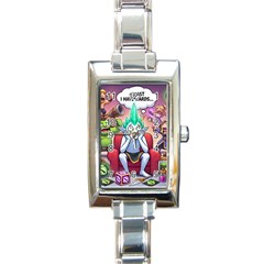 Huiok Rectangle Italian Charm Watch by SkinsForTeens