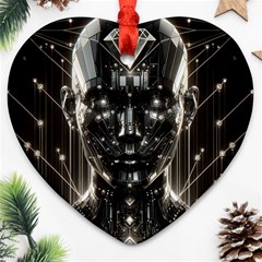 Robotics Robot Technology Future Ornament (heart)