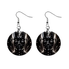 Robotics Robot Technology Future Mini Button Earrings