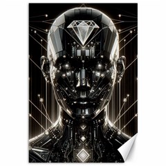 Robotics Robot Technology Future Canvas 12  X 18 