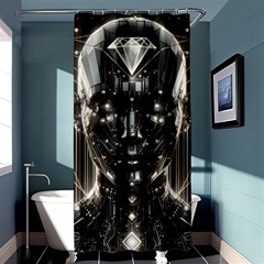 Robotics Robot Technology Future Shower Curtain 36  X 72  (stall) 