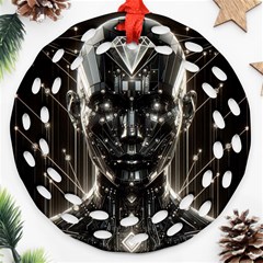 Robotics Robot Technology Future Ornament (round Filigree)