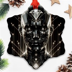 Robotics Robot Technology Future Ornament (snowflake)