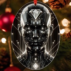 Robotics Robot Technology Future Uv Print Acrylic Ornament Oval by Maspions