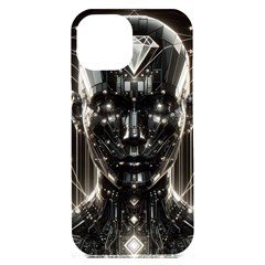 Robotics Robot Technology Future Iphone 15 Plus Black Uv Print Pc Hardshell Case