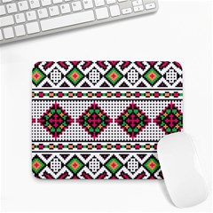 Ukrainian Folk Seamless Pattern Ethnic Ornament Border Element Traditional Small Mousepad by Grandong