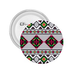 Ukrainian Folk Seamless Pattern Ethnic Ornament Border Element Traditional 2 25  Buttons