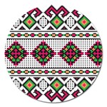 Ukrainian Folk Seamless Pattern Ethnic Ornament Border Element Traditional Magnet 5  (Round) Front