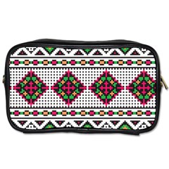 Ukrainian Folk Seamless Pattern Ethnic Ornament Border Element Traditional Toiletries Bag (two Sides)