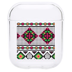 Ukrainian Folk Seamless Pattern Ethnic Ornament Border Element Traditional Hard Pc Airpods 1/2 Case