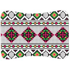 Ukrainian Folk Seamless Pattern Ethnic Ornament Border Element Traditional Velour Seat Head Rest Cushion