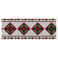 Ukrainian Folk Seamless Pattern Ethnic Ornament Border Element Traditional Banner And Sign 8  X 3 