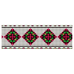 Ukrainian Folk Seamless Pattern Ethnic Ornament Border Element Traditional Banner And Sign 12  X 4  by Grandong