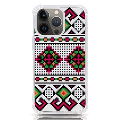 Ukrainian Folk Seamless Pattern Ethnic Ornament Border Element Traditional Iphone 13 Pro Tpu Uv Print Case by Grandong