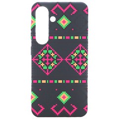 Ukrainian Folk Seamless Pattern Ethnic Ornament Border Element Traditional Samsung Galaxy S24 6 2 Inch Black Tpu Uv Case