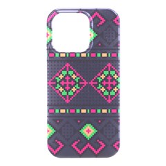 Ukrainian Folk Seamless Pattern Ethnic Ornament Border Element Traditional Iphone 16 Pro Black Uv Print Pc Hardshell Case