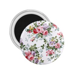 Floral Elements Peony Chinese Rose 2 25  Magnets by Grandong