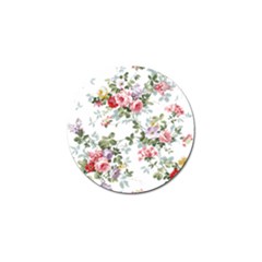 Floral Elements Peony Chinese Rose Golf Ball Marker (4 Pack) by Grandong