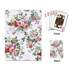 Floral Elements Peony Chinese Rose Playing Cards Single Design (rectangle)