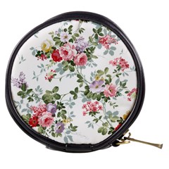 Floral Elements Peony Chinese Rose Mini Makeup Bag by Grandong